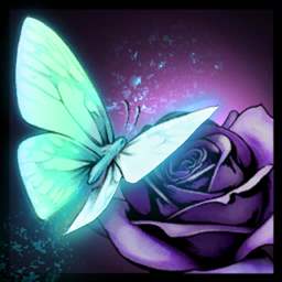 Blue Butterflies Animated