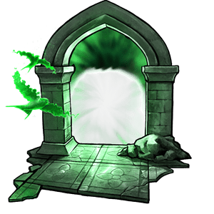 Green Portal Animated Border