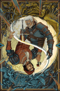 Geralt & Dandelion Cardback