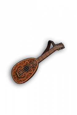Ornamented Lute